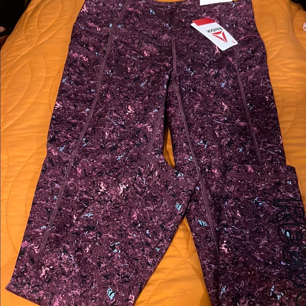 Reebok Multicolor Abstract Leggings